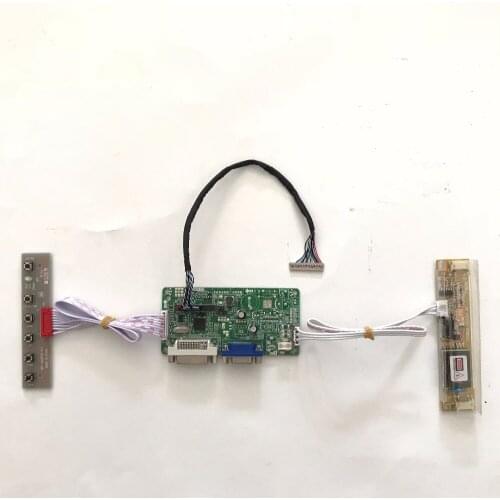 RT2281 Universal DVI VGA LCD Controller Board for 15 inch 1024x768 HT150X02 2CCFL LVDS Monitor for Raspberry Pi