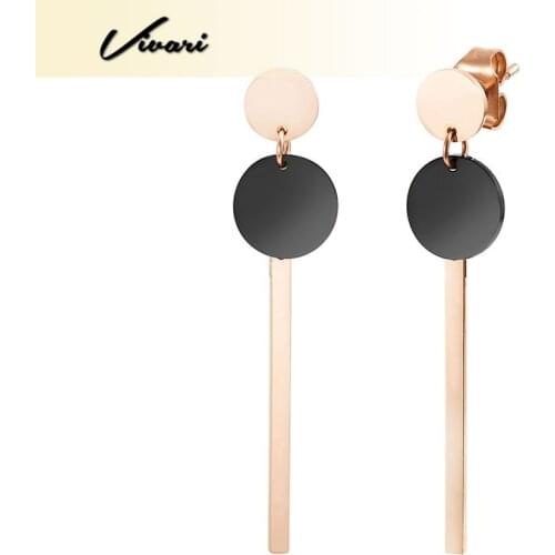 Vivari Trendy Fashion Earrings 2018 Earrings For Women Gold Plate Girl Jewelry Accessories Jewelry Findings Stainess Steel New