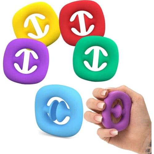 SNAPPERZ 1Pc Suction Cup Decompression Grip Ball Workout Fitness Training Arm Power Hand Grips Strengthener Exerciser Equipment