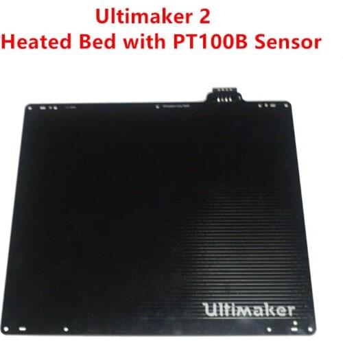 UM 2 Ultimaker 2&2 Extended 3d printer DIY heated bed with PT100B Sensor aluminum ultimaker 2 built plate Germany electric