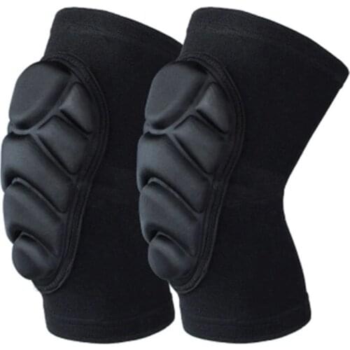 1 Pair Protective Knee Pads Thick Sponge Football Volleyball Cycling Extreme Sports Anti-Slip Collision Avoidance kneepad Brace