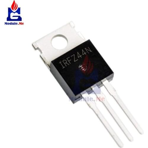 10 PCS/Lot IC Chips IRFZ44N 3 Pin Transistor TO-220 Rectifier Power MOSFET for Arduino SCM Component Integrated Circuit