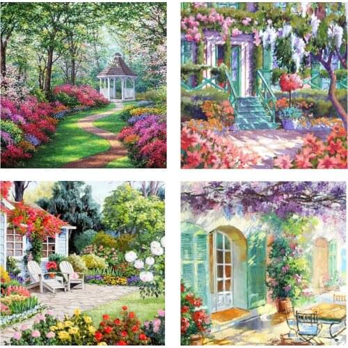 5D Diamond Embroidery Beautiful Flower Painting Full Square Round Mosaic Cross Stitch Picture Of Rhinestones
