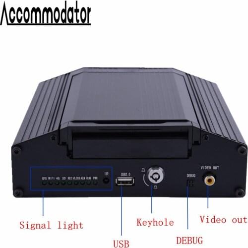 8 Channels HDD SD Card AHD 720P GPS WiFi 3G 4G Vehicle Car Trailer Truck Taxi School Bus MDVR Mobile DVR