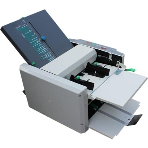 500sheets 110v/220v RD-297 Automatic Paper Folder Machine Electric Folding Machine Crease Machine Stacker Folding Machine