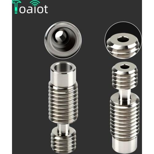Toaiot All-Metal Heat Break 3D Printer Nozzle Throat For 1.75mm HOTEND E3D V6 Heater Block