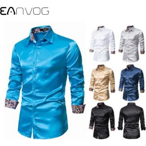 EAnvog Men's Long Shirts