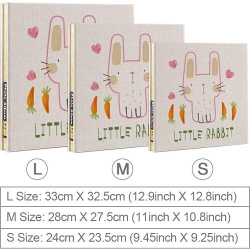 Photo Albums Self Adhesive 40 Pages Linen Hardcover Magnetic Scrapbook Burlap Cover with Window for DIY Anniversary Memory Book