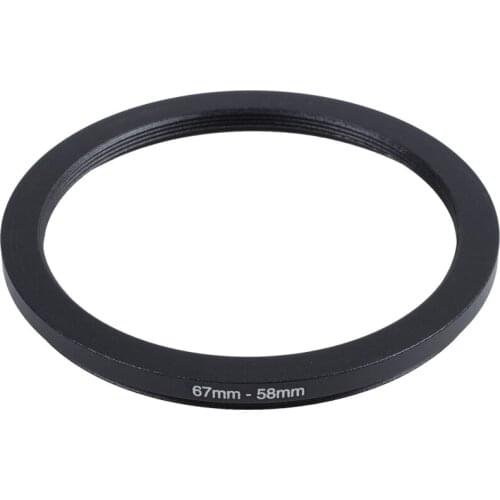 HOT-67mm-58mm 67mm to 58mm Black Step Down Ring Adapter for Camera