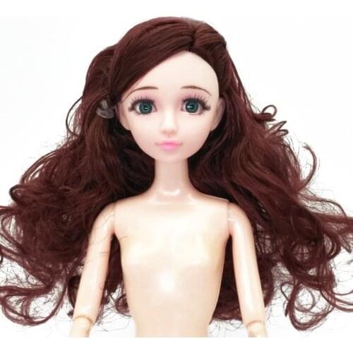 30cm Beautiful Girl Doll Head or Body 1/6 Chinese Girl Doll