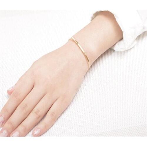 Hot fashion wholesale Curved Bar Bracelet for women girls charm pretty gift for best friends
