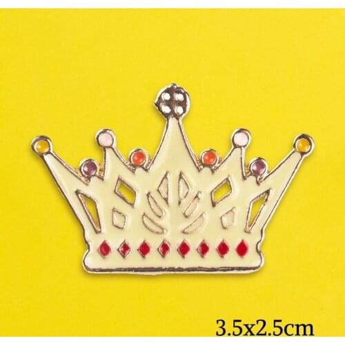 DIY Crown Metal Kawaii Pins Badges On Backpack Jeans Shirt Handbag Cartoon Pins Badges on Clothes Brooches Jewelry Decor