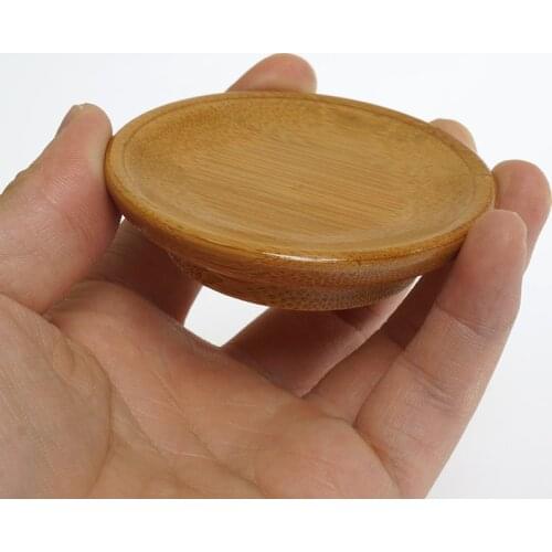 Mini Bamboo Plate Montessori Practical Materials Early Educational Toys for Preschool Kindergarden