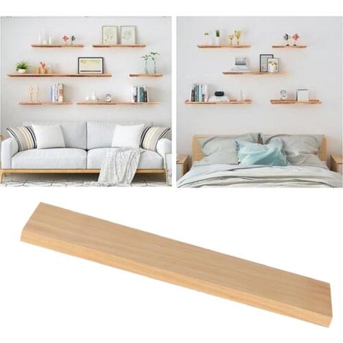 1PC Wall Shelf Home Office Bar Craft Holders Organizer Wood Board Storage Rack Rustic Decorative Bracket Living Room Bathroom