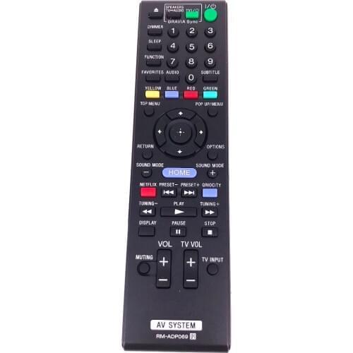 New Remote For Sony AV RM-ADP069 HBD-E580 BDV-N790W HB-DE3100 ADP059 ADP057 ADP074 ADP072 BDV-E280 HBD-T58 BDV-T58 BDV-E580