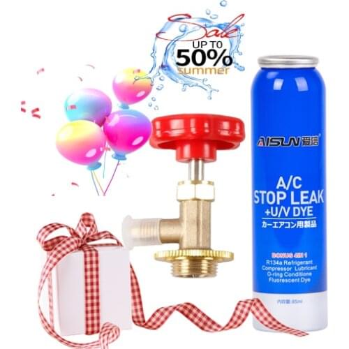 Automobile air conditioner plugging agent, fluorescent tracking agent, stop leaking agent R134a refrigerant