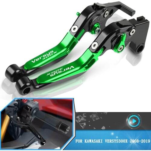 Motorcycle CNC Adjustable Brake Clutch Levers For Kawasaki VERSYS300X Versys 300X 300 X 2008-2015 2016 2017 2018 2019 Accessorie