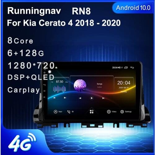 Runningnav For Kia Cerato 4 2018 - 2020 Android Car Radio Multimedia Video Player Navigation GPS
