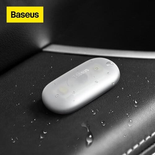 Baseus Mini LED Light Flashlight Touch Switch Inspection Lamp For Car Interior Light Desk Portable Emergency Lamps Night Light