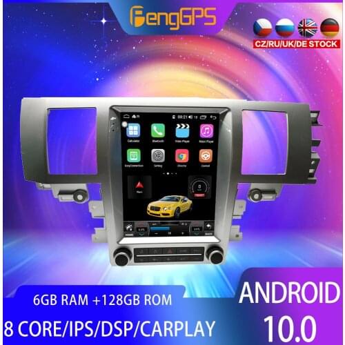 128GB Android 9.0 Tesla Style Vertical Screen For Jaguar XF XFL 2004 - 2015 Drahtlose CarPlay GPS Radio Auto Stereo Head Unit