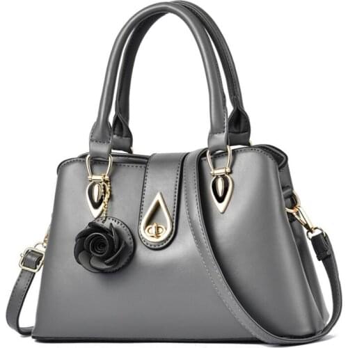 High-end series female bag 2020 new simple fashion ladies handbag large capacity soft leather shoulder messenger bag AT807