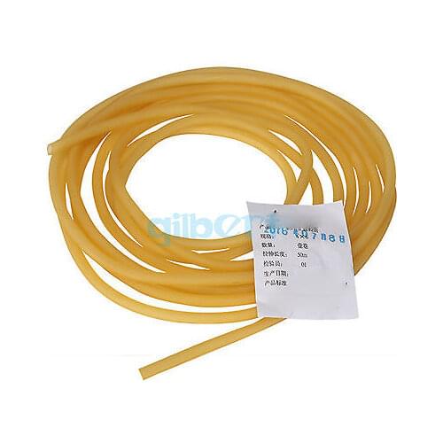 1M Inner x Outer Diameter 4x6 5x7 5x10 6x9 8x12 9x12mm Elastic Natural Latex Rubber Band Tube for Hunting Slingshot Catapult