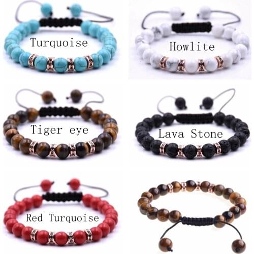 10PCS/LOT Chakra Bracelet Men Black Lava Healing Balance Beads Reiki Buddha Prayer Natural Stone Yoga Women Jewel