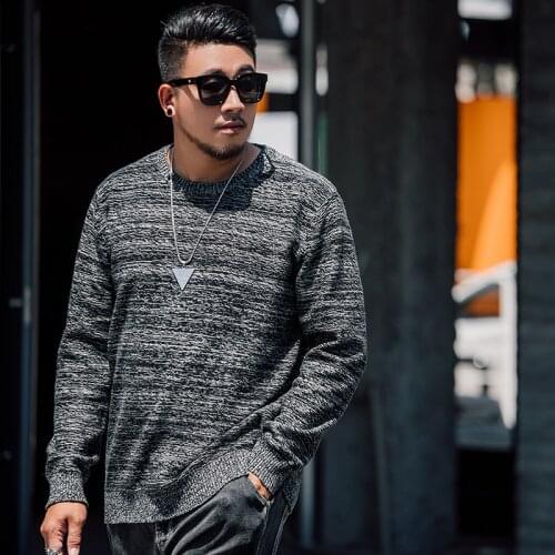 2020 Winter New 5XL 6XL 7XL Plus Size super loose Styles Sweaters Men Knitted Pullover Men Big Size XXL-7XL Casual Sweater Men
