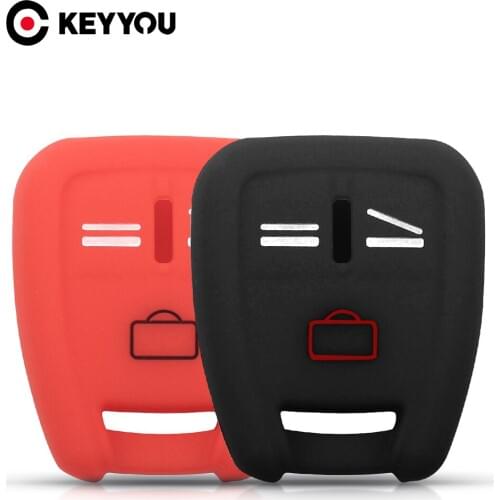 KEYYOU 3 Button For Vauxhall Opel Astra Zafira Vectra Tigra Omega Signum Frontera Remote Car Key Case Cover Silicone Fob Shell