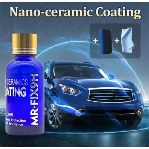 9H Car Liquid Ceramic Coat Car Body Nano-ceramic Coating Crystal Coating Super-flowing Water Anti-scratch Fireproof Protection