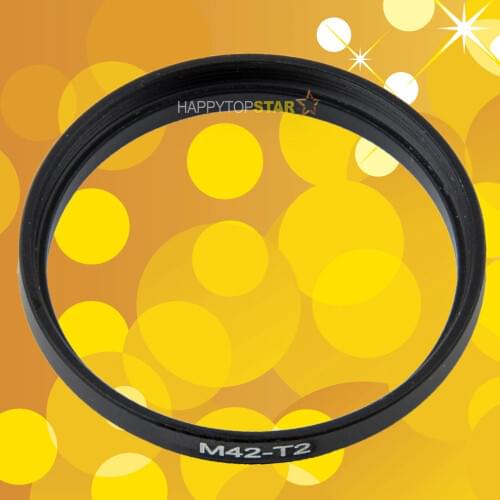 M42 Male to T T2 Female M42(42mm 1mm thread pitch)- T T2(42mm 0.75mm thread pitch) 42mm Coupling Lens Ring Adapter Adaptor