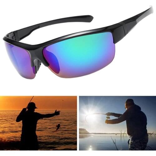 Men Women UV400 Anti-glare Fishing Sunglasses Outdoor Driving Hiking Camping Glasses Sports Windproof Running Cycling Goggles
