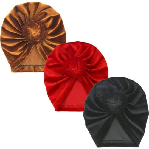 Newborn Bandanas For Toddler Bulk Wholesale Infant Turban Velvet Turban Hat Headwraps Headband Baby Girl Towel