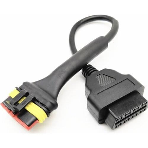 BNL-Benelli 6 pin connector OBD II K-Line/L-Line diagnostic harness electronic cable of BNL motorcycle