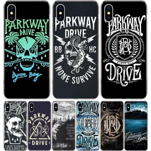 Parkway Drive Cover Phone Case For Iphone 11 12 Mini Pro 7 6 X 8 6S Plus XS MAX + XR 5S SE 10 9 Art TPU Coque Capa Shell