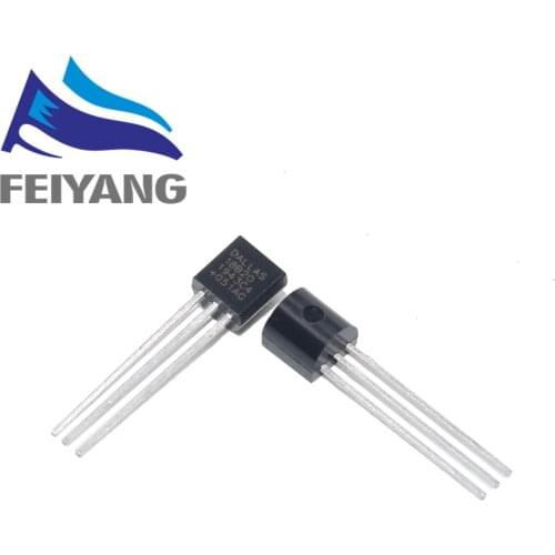 5PCS DS18B20 18B20 TO-92 Temperature sensor New and Origianl DS18B20 TO92 DS18B20 18B20
