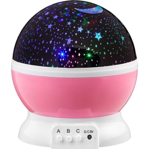 Bedroom Decor Night Lights Neon Signs Decoration Lights LED Rotating Projector Star Light Baby Night Nursery Lamp Xmas Gift