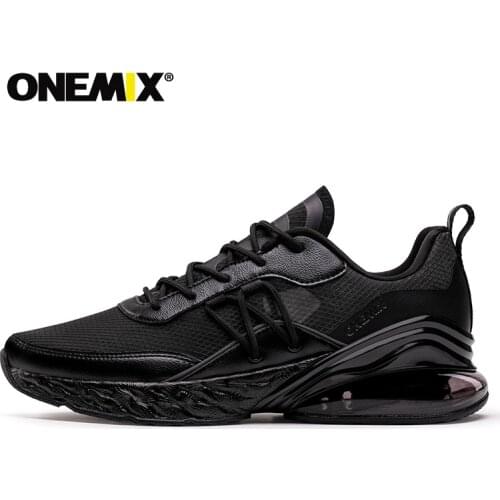 Onemix mens Cool Air-Cushion Lace up Comfort Running Fitness Sneakers sports shoes men and women retro portable sports shoes