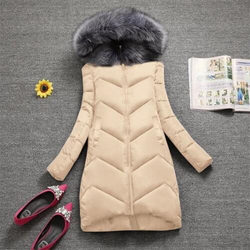 Fashion Warm Coat Winter Jacket Women Plus Size 7XL Slim Long Cotton Coat Female Winter Big Fur Hooded Parka Mujer Coat 2021 New