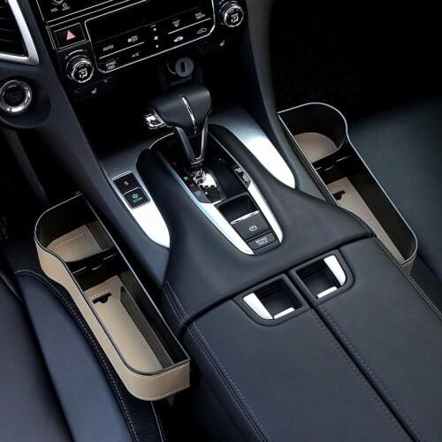 2020 New Car Seat Slit Gap Storage Boxes Catcher Box Waterproof Pocket Organizer Phone Cup Holder