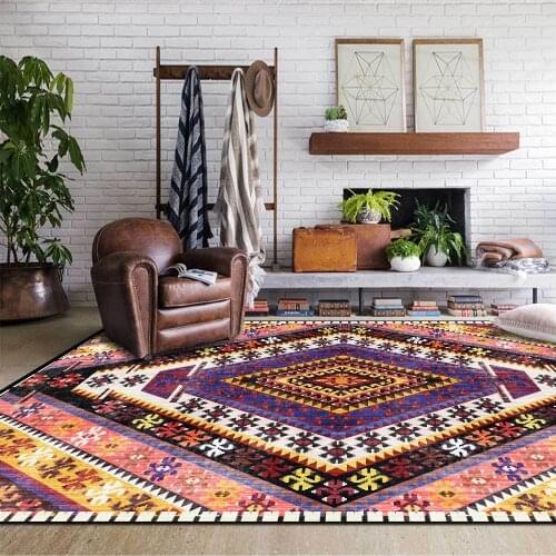 Bohemia Persian Style Rug 3D Print On Demand Carpets For Living Room Bedroom Large Area Rugs Morocco Mat Home Ethnic Boho Floor