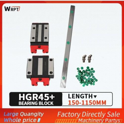 Engraving machine accessories P-class linear guide slider group HGH45 square / flange type slider length = 150MM-1150MM