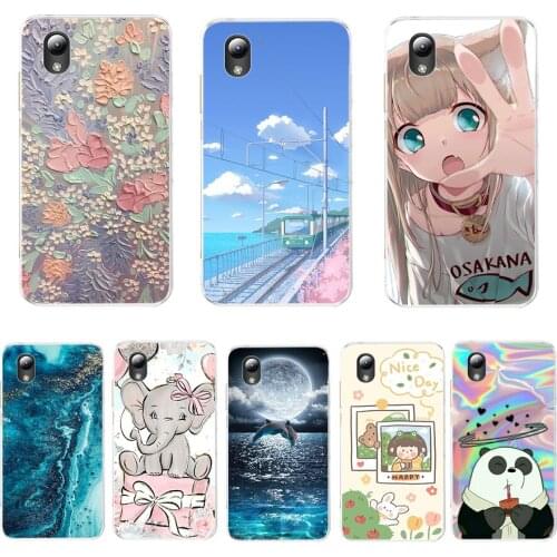 Phone Case For ZTE Blade A3 2019 Case For ZTE Blade A3 2019 Soft TPU Silicone Phone Cover full Protection Funda flower