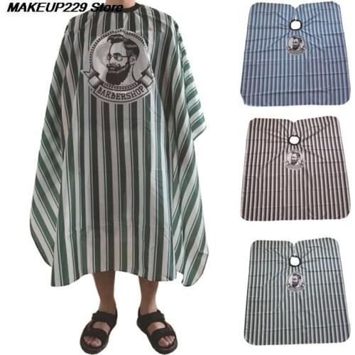 AACAR 3 Colors Salon Styling Capes Hair Cutting Hairdressing Gowns For Barber Stylist Stripe Haircut Cloth