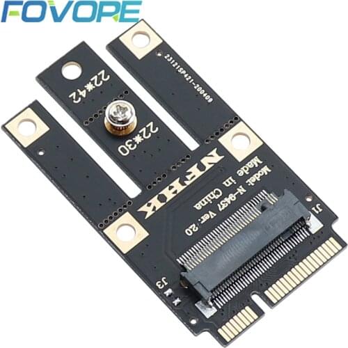 M2 to mini PCIe Adapter mini PCI express M2 M.2 NGFF A E key wireless module Adapter For Wifi Bluetooth Wireless Card