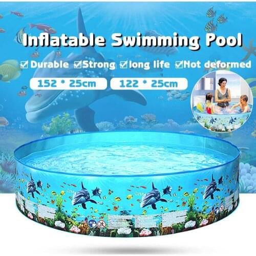 Swimming Pool Round Paddling Pool Summer Outdoor Party Supplies For Kids Adult Inflatable Swimming Pool without Plastic Tube