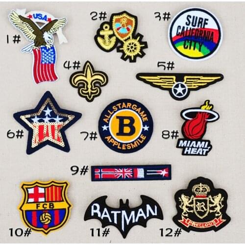 Bitcoin pattern personality badge cloth patch clothes decoration repair applique jeans with adhesive back iron-on patch