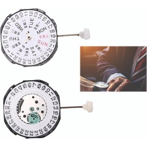 SL28 Three Hands Quartz Movement Date Watch Wristwatch Parts Repair Accessories Date Display Watch Repair Tools For Watchmaker
