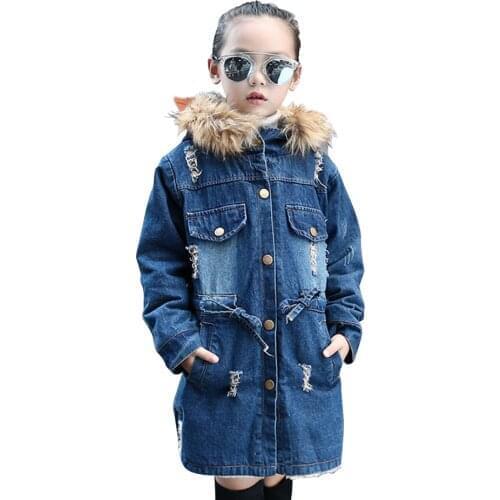 Джинсовые куртки для девочек Hibisyn China At AliExpress