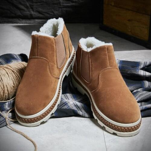 Mens Winter Shoes Brand Men Casual Shoes off white Sneakers Men Winter Snow Boots Outdoor Flats Male Footwear Zapatos Hombre